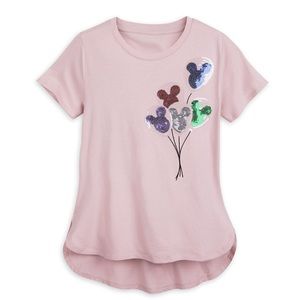 Disney Parks Authentic sequin balloons shirt